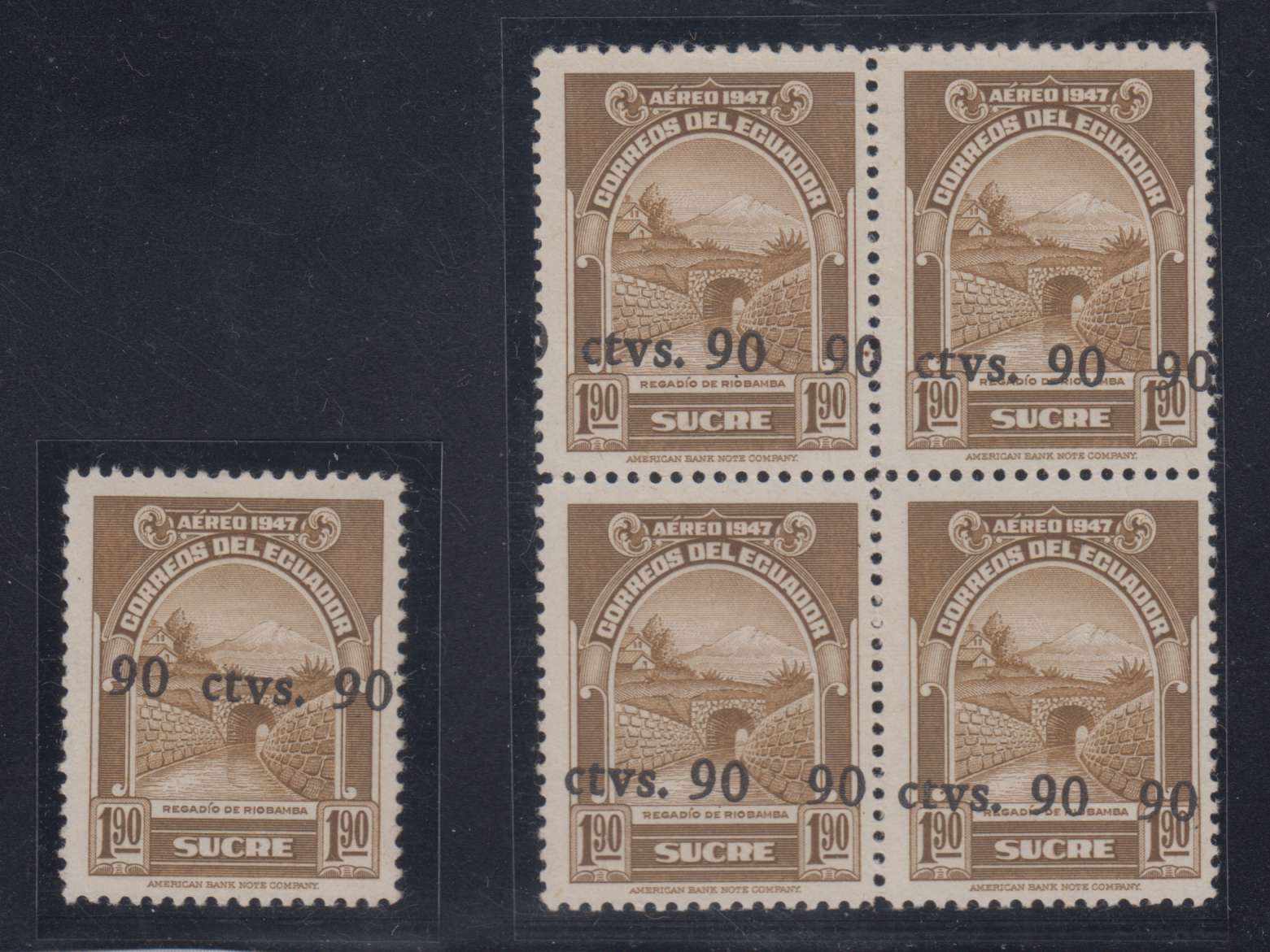Ecuador 1950 — airpost issue