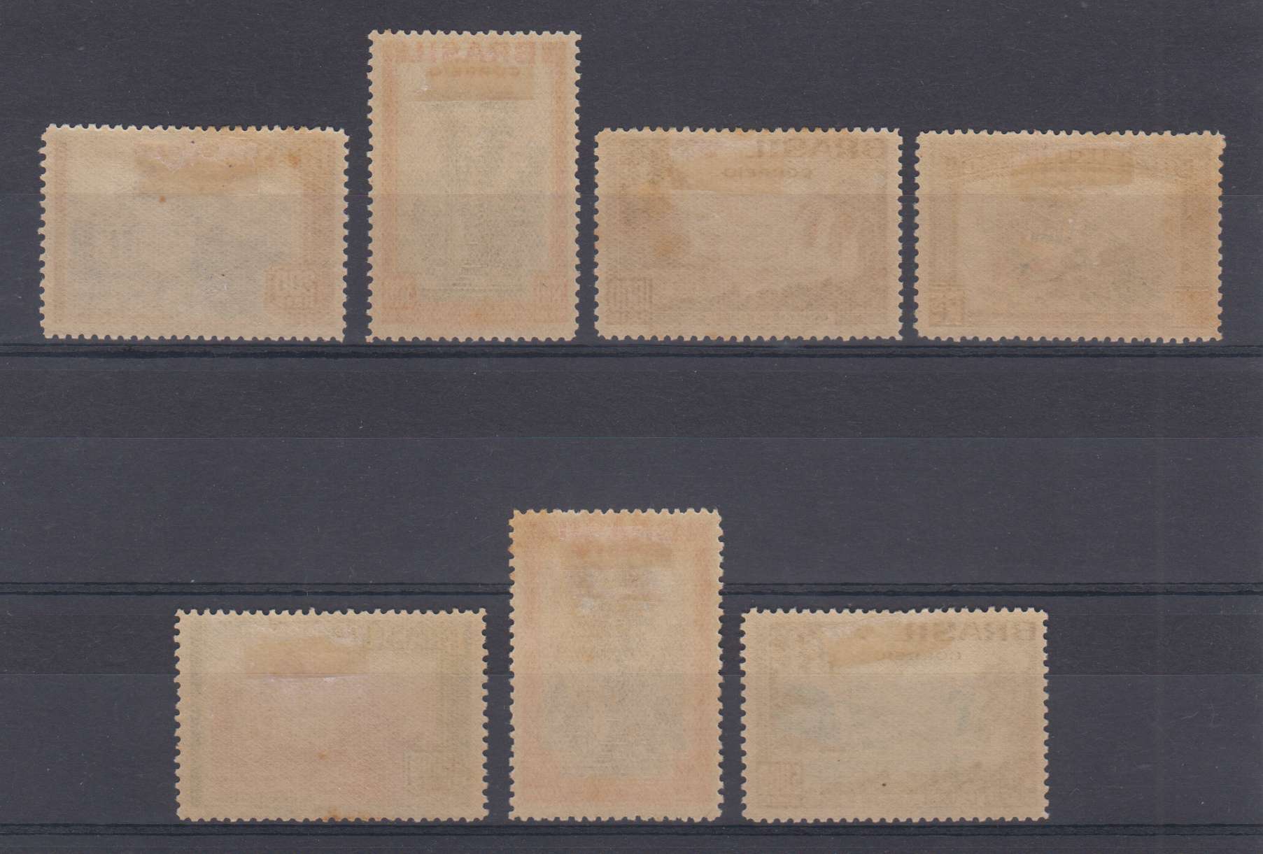 Brazil 1937 — Scott 446-449, 452 & 455-456