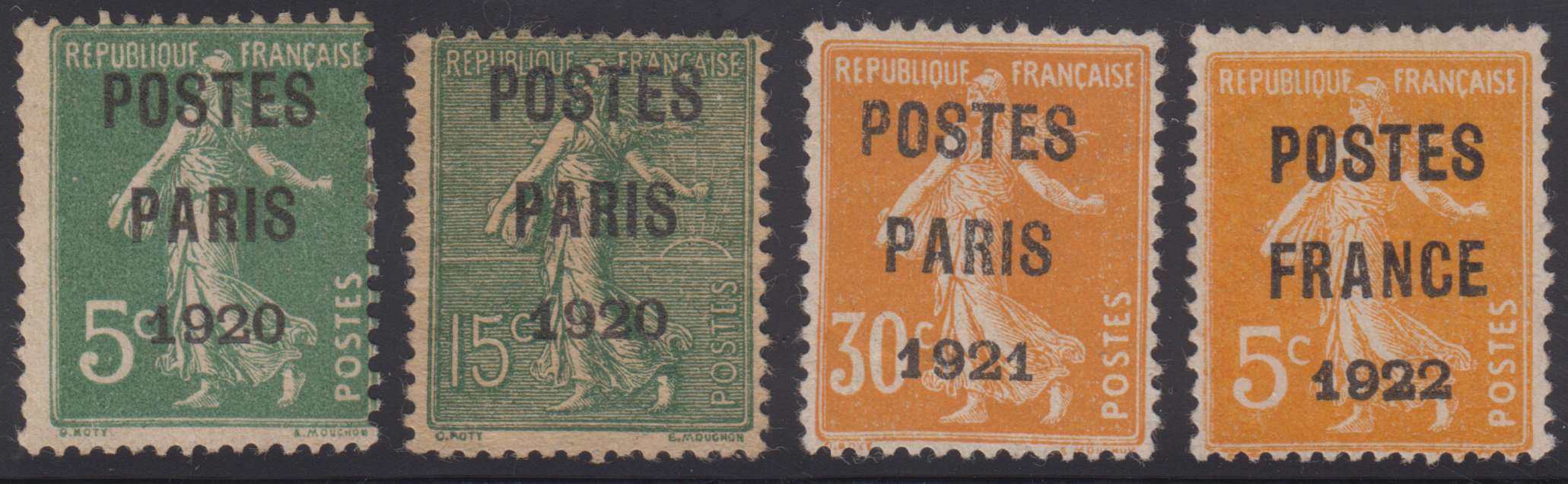 France 1920 — Precancelled