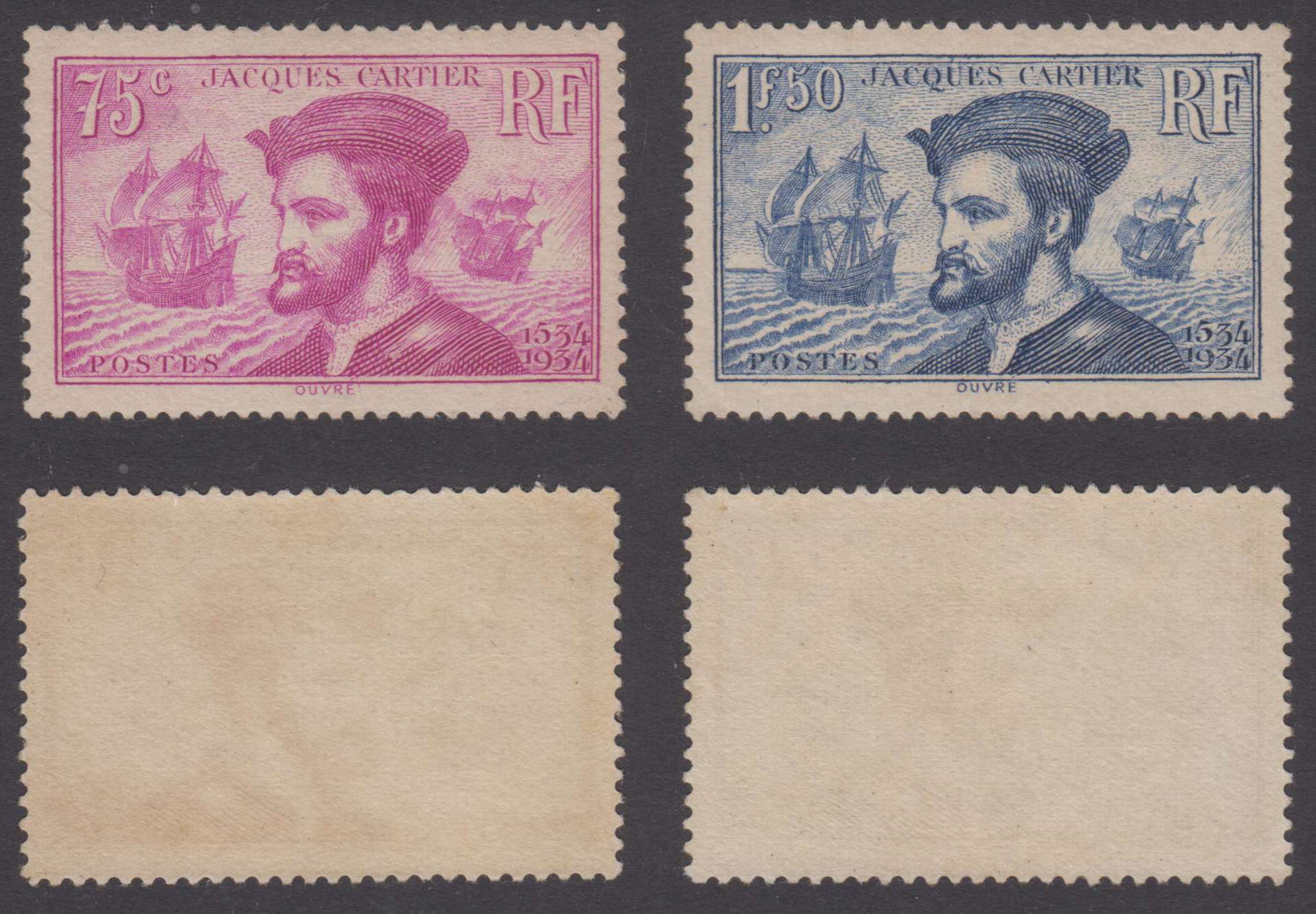 France 1934 — Scott 296 & 297