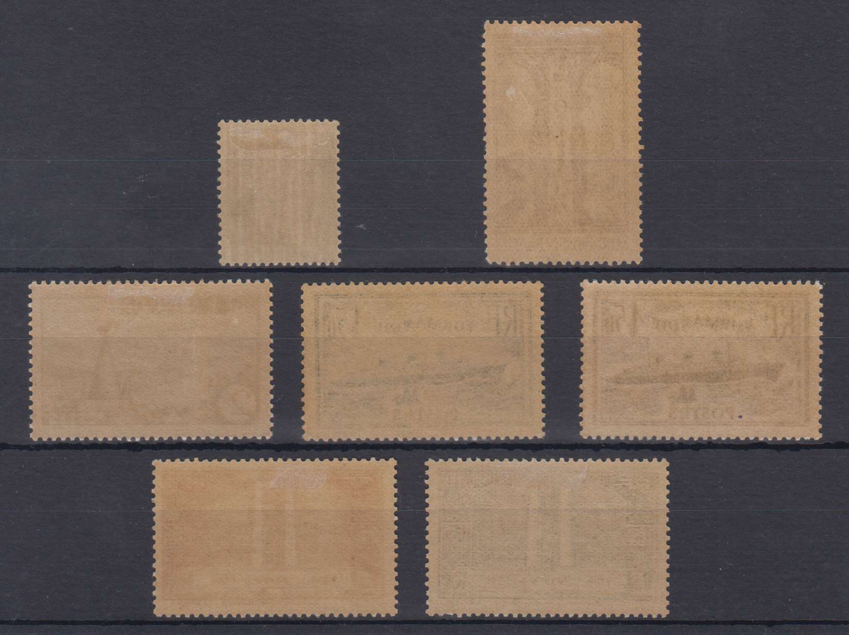 France 1932 — Scott 279, 299-300, 300a, 302 & 311-312