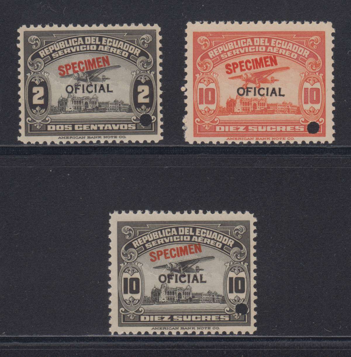Ecuador 1929 — Air post official
