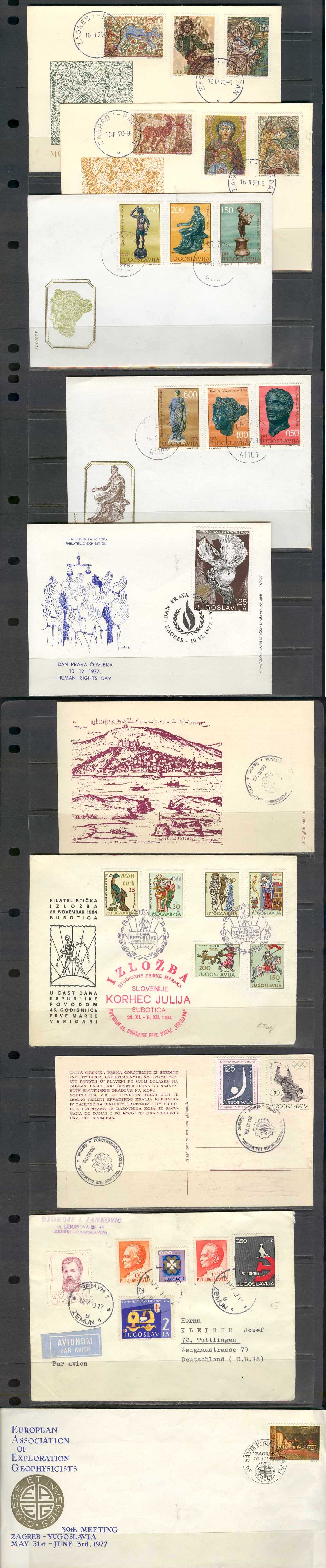 Yugoslavia 1964 — Covers