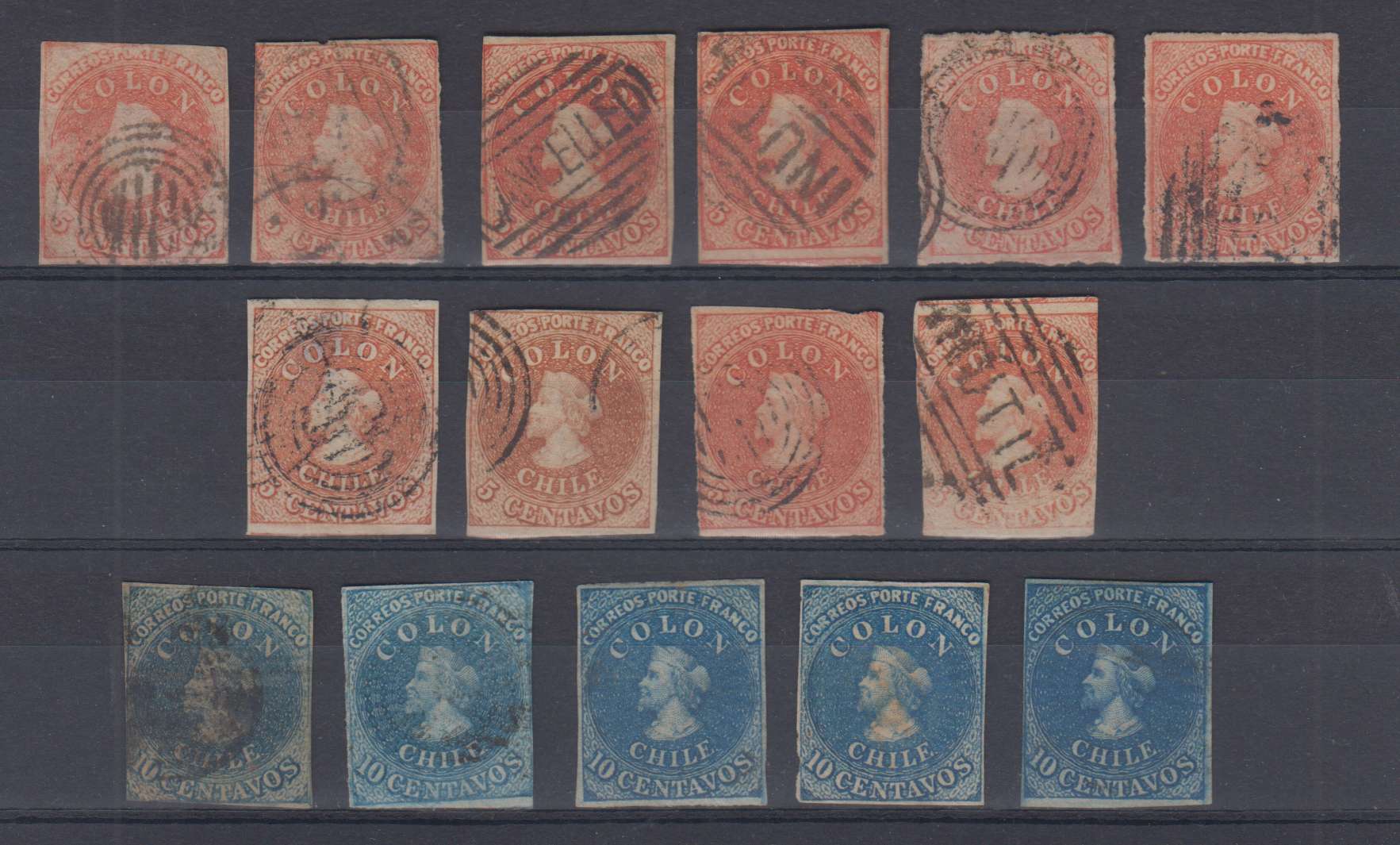 Chile 1856 — Columbus