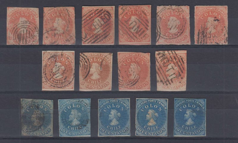 Chile 1856 — Columbus