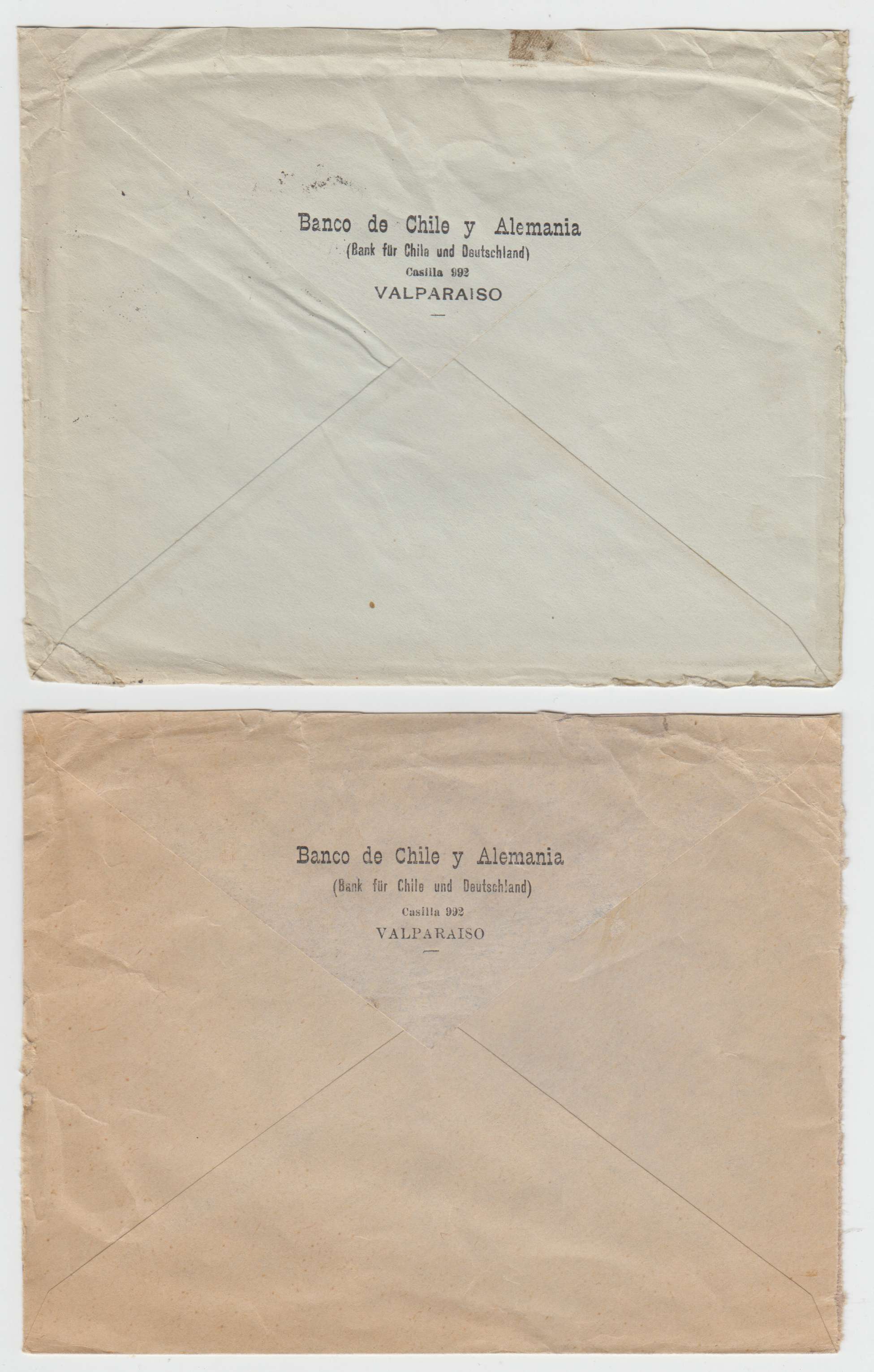 Chile 1890 — Group of 12 covers
