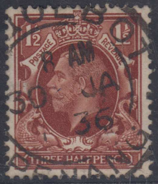 Malaya 1936 — GB used on Penang