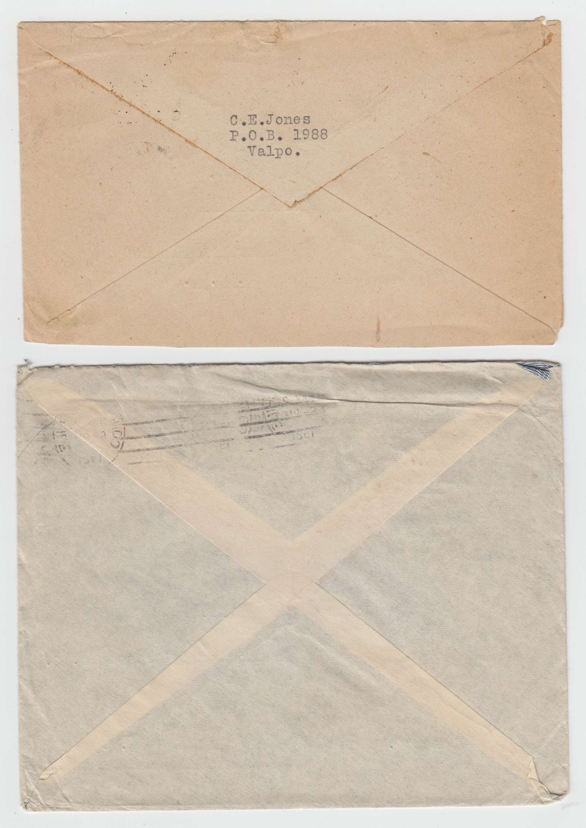 Chile 1916 — Group of 10 covers to Switzerland, Germany or USA with better cancels, rates, etc