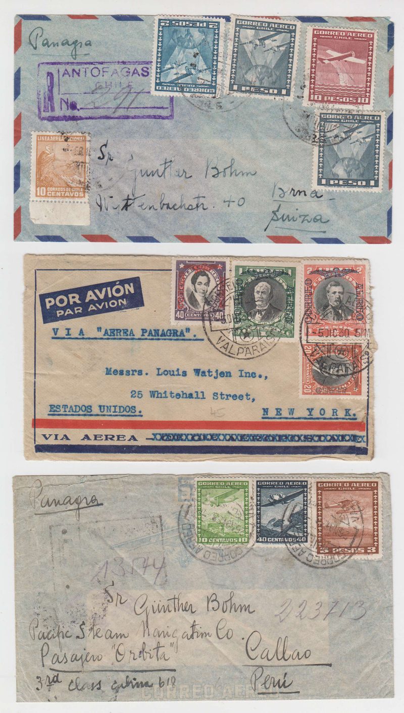 Chile 1930 — Via Panagra & Via Condor