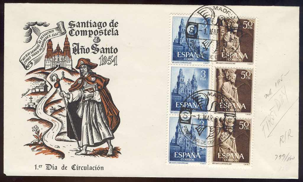Spain 1954 — Mar1