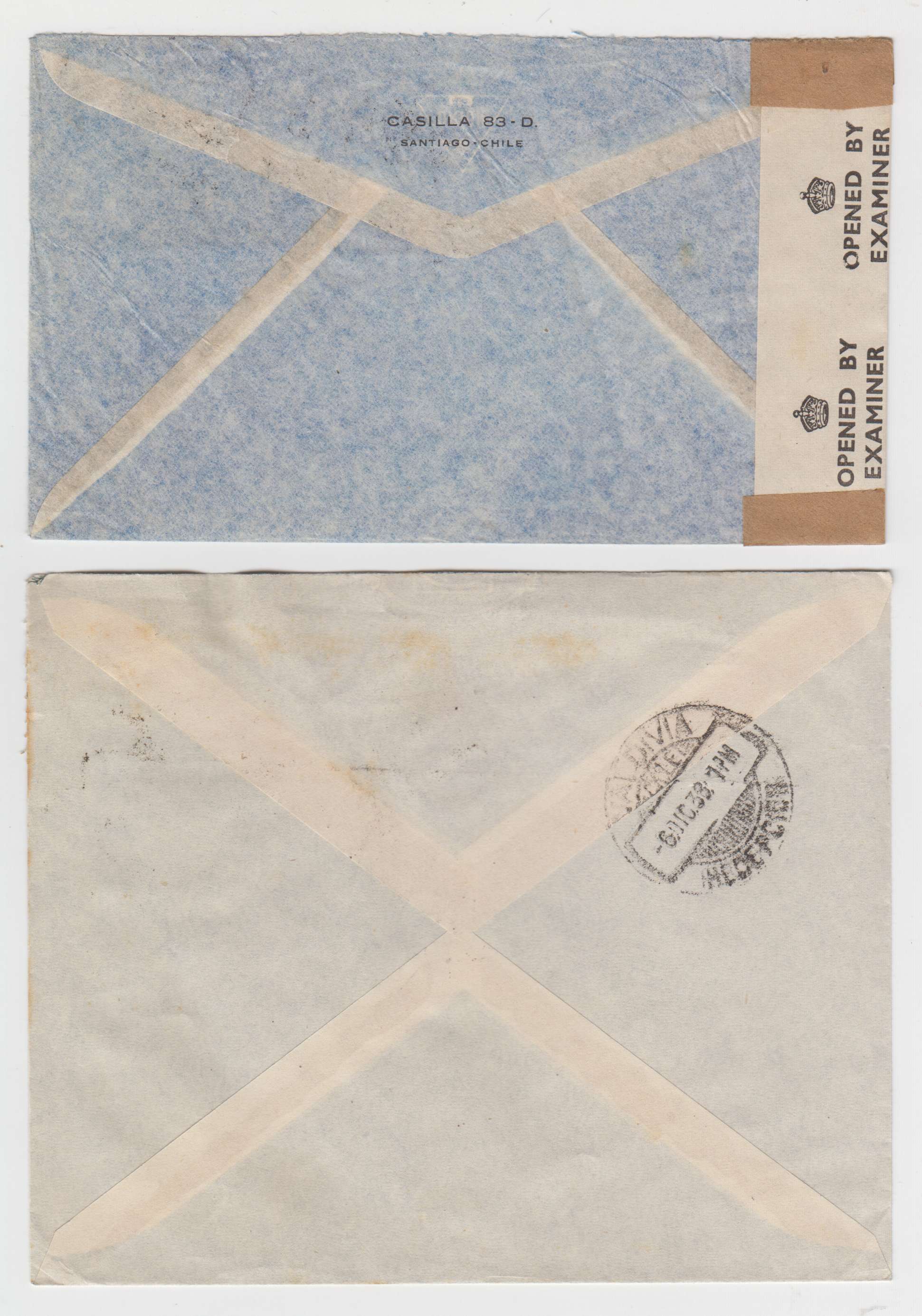 Chile 1933 — Better collection of 17 covers to Germany Switzerland or GB including surface, R-covers,…