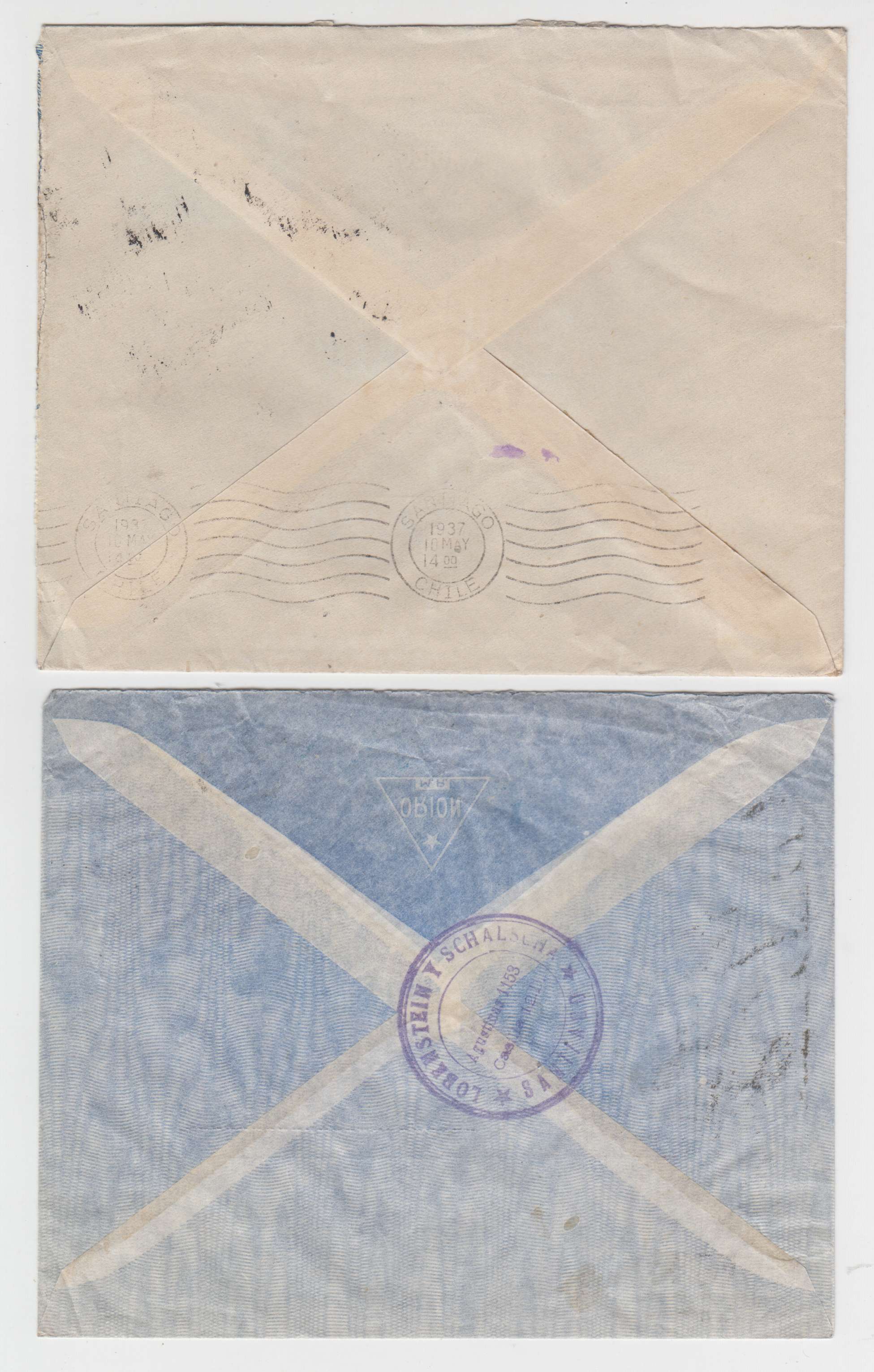 Chile 1933 — Better collection of 17 covers to Germany Switzerland or GB including surface, R-covers,…