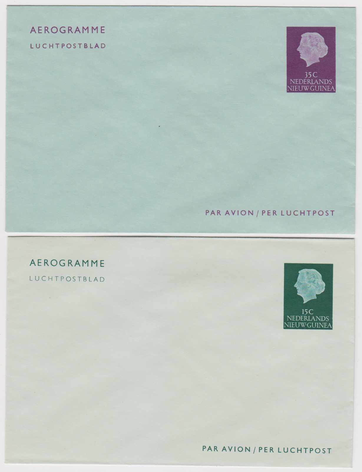 Netherlands 1955 — Aerogrammes