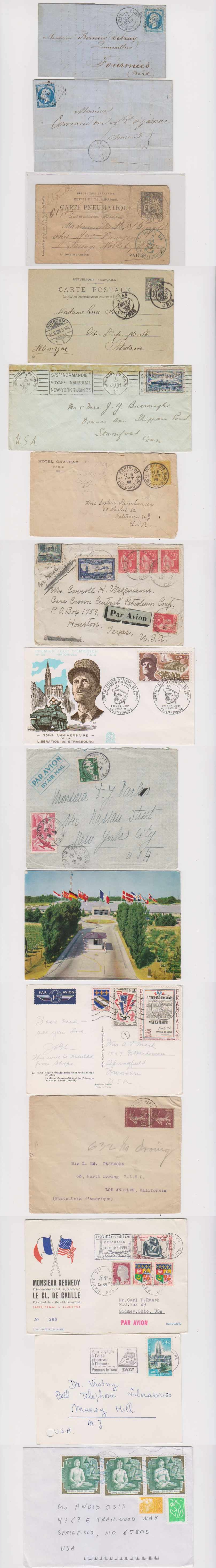 France — Covers & PS Cards