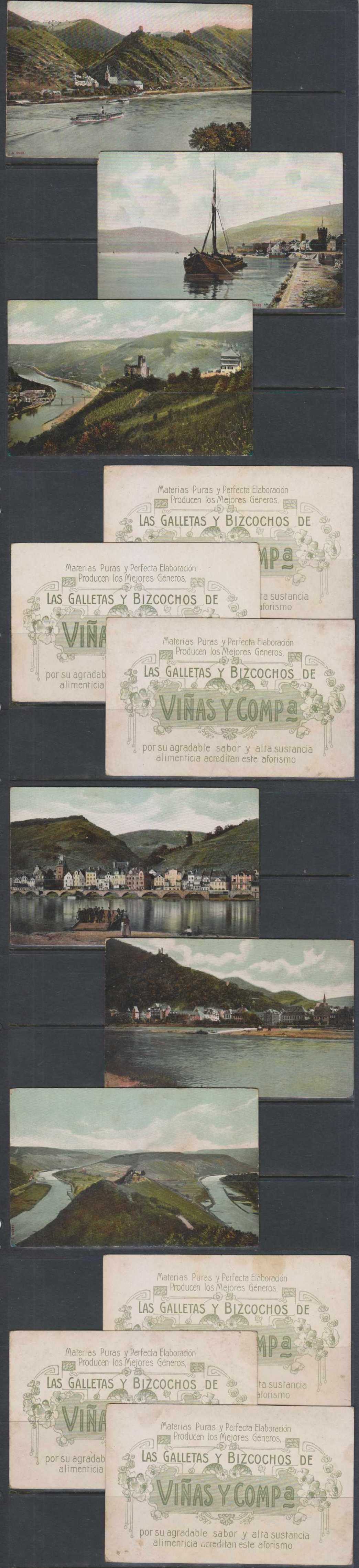 Spain 1908 — Advertising Cards