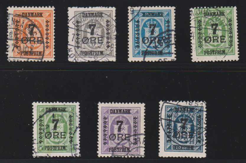 Denmark — Scott 185-191