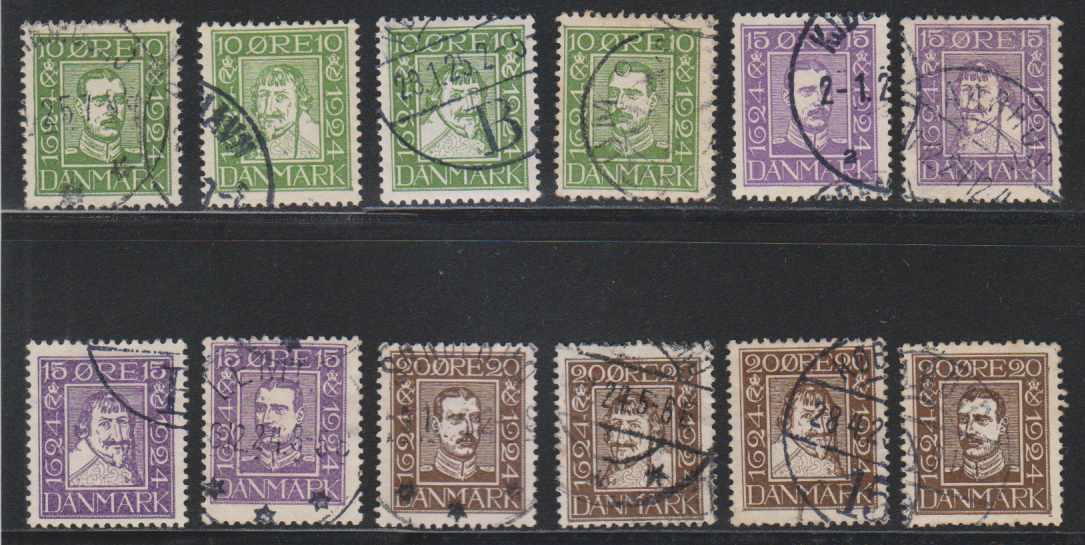 Denmark — Scott 164-175
