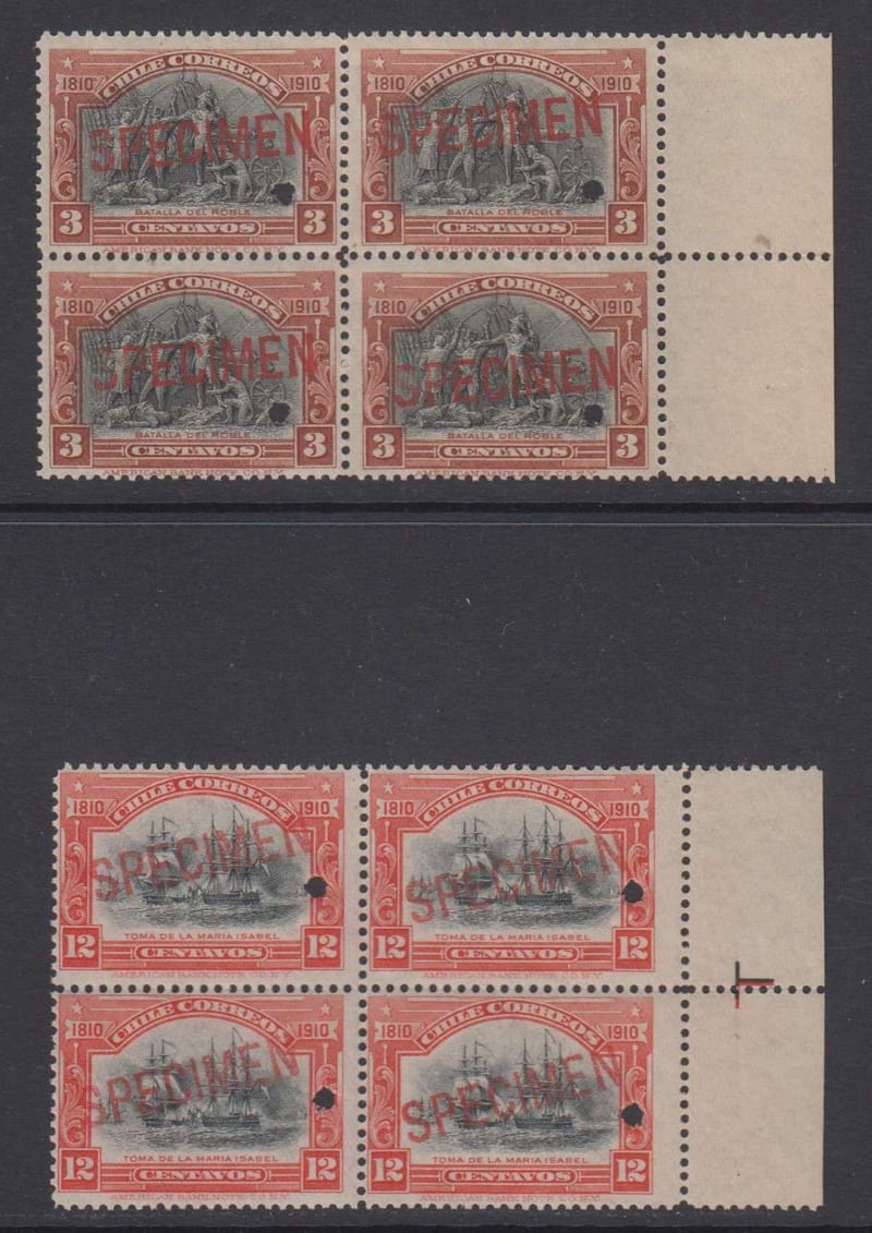 Chile 1910 — Centenary issue