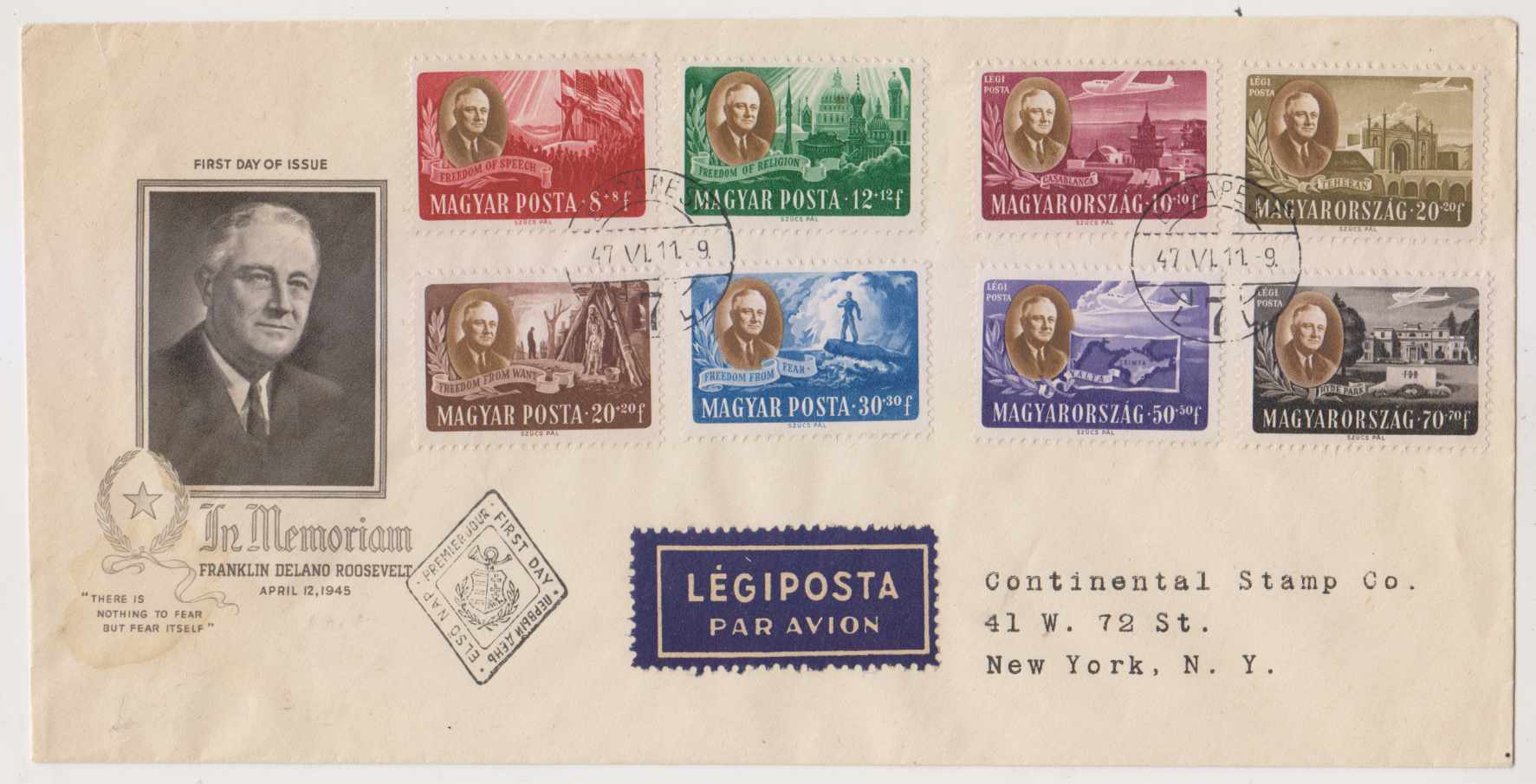 Hungary 1947 — Jun11