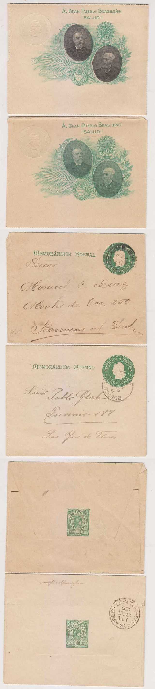 Argentina 1900 — Letter Sheets