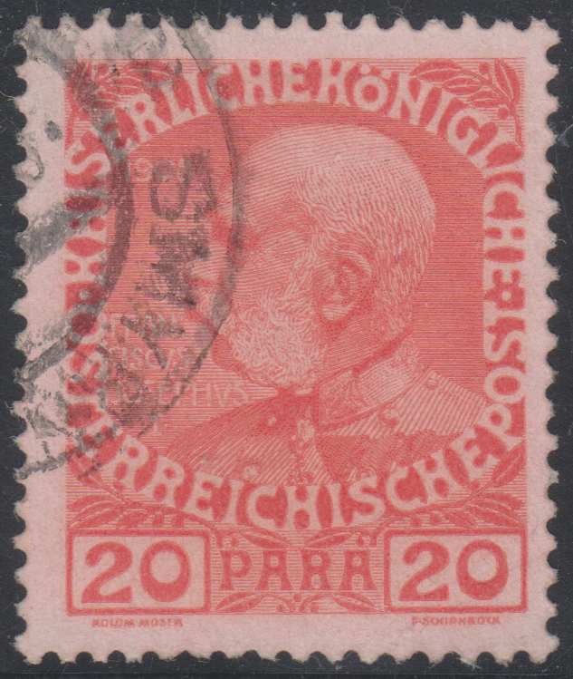 Austria Offices in Turkey 1913 — Scott 57