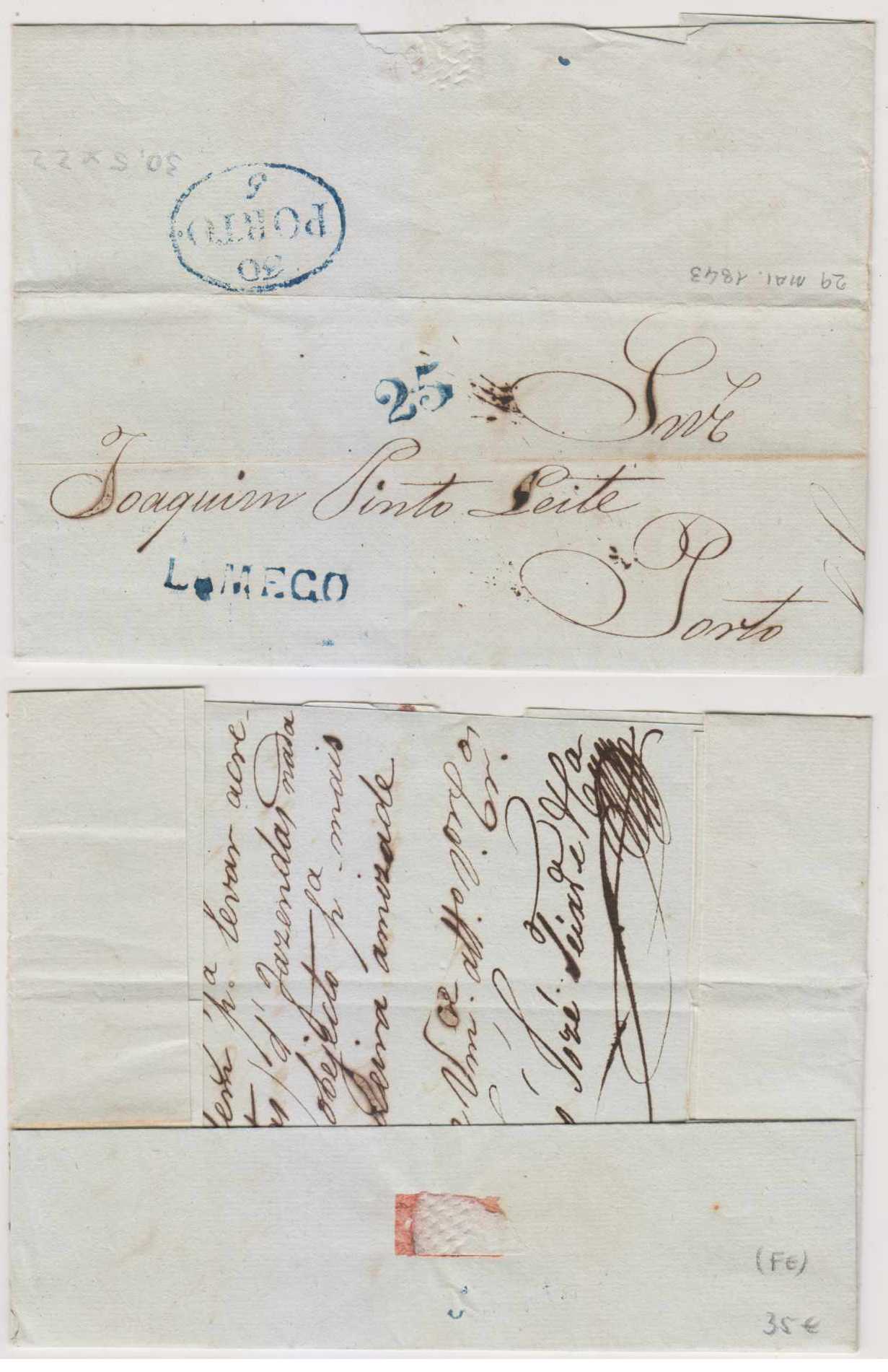 Portugal 1843 — Prestamp