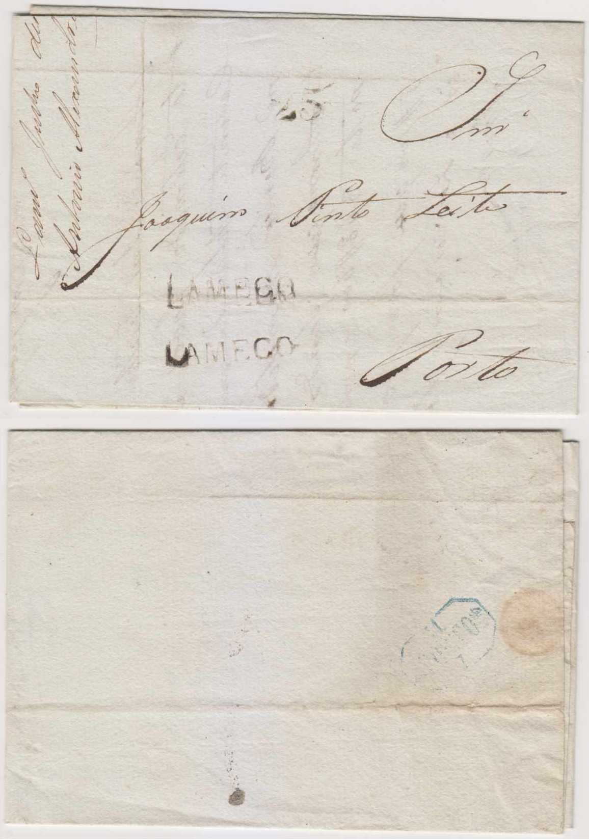 Portugal 1845 — July Prestamp