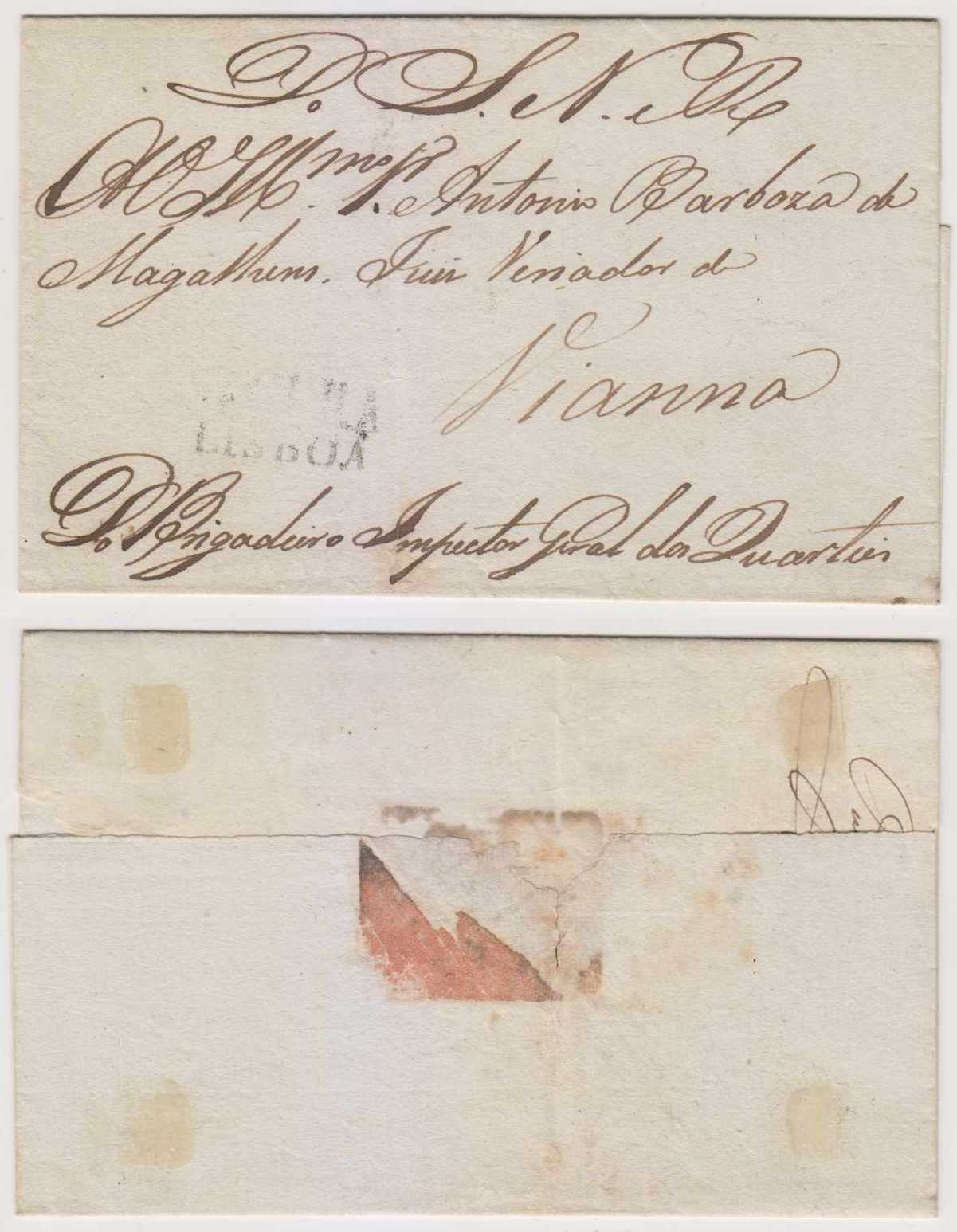 Portugal — Undated cover of the "SN" (National Service = Official) with Prestamp "Segura / Lisboa"…