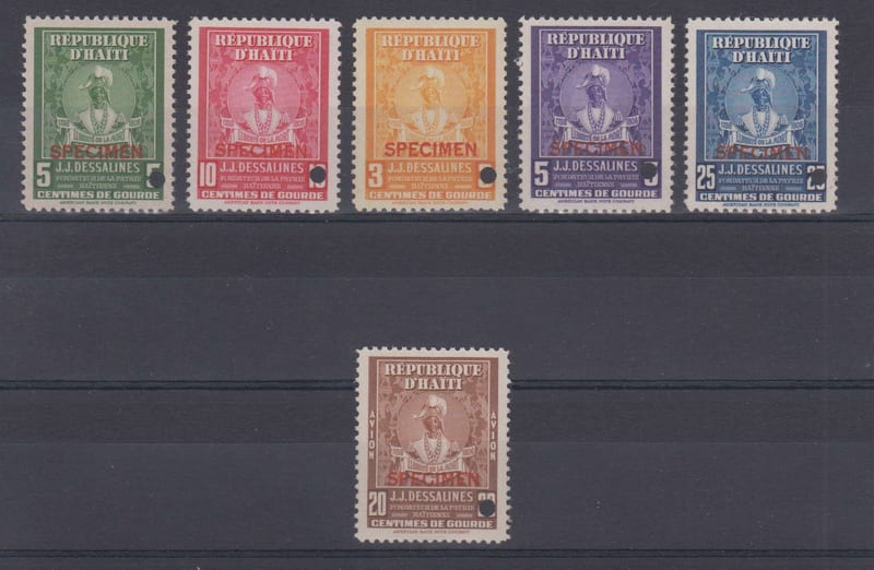 Haiti 1947 — Scott 379-382 & C46