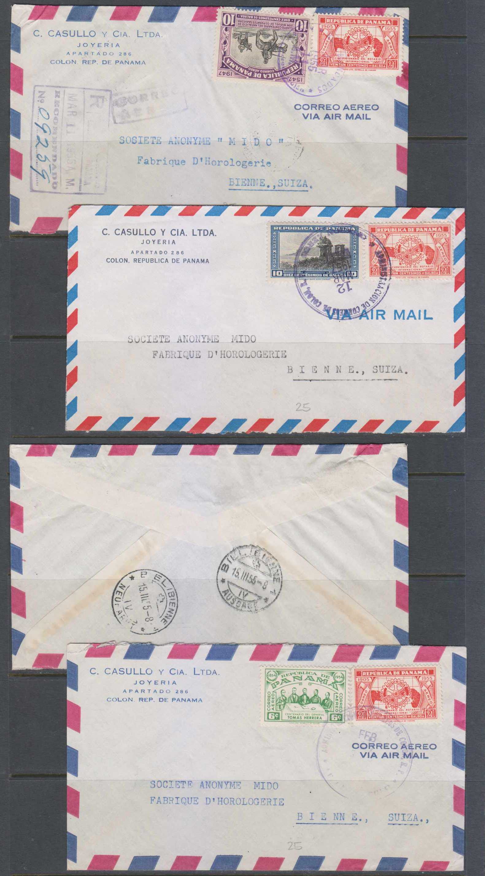 Panama 1955 — Rotary issue