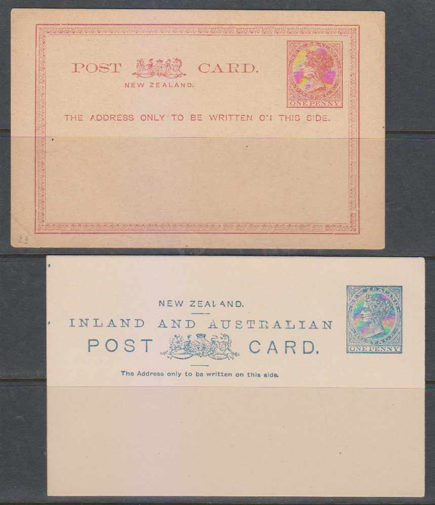 New Zealand 1886 — H & G 3 & 7a