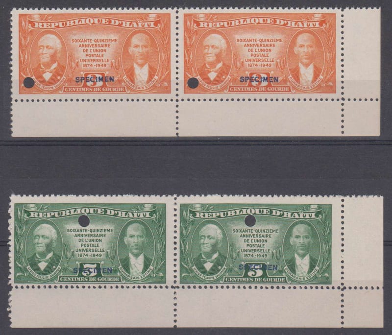 Haiti 1949 — Anniversary unissued