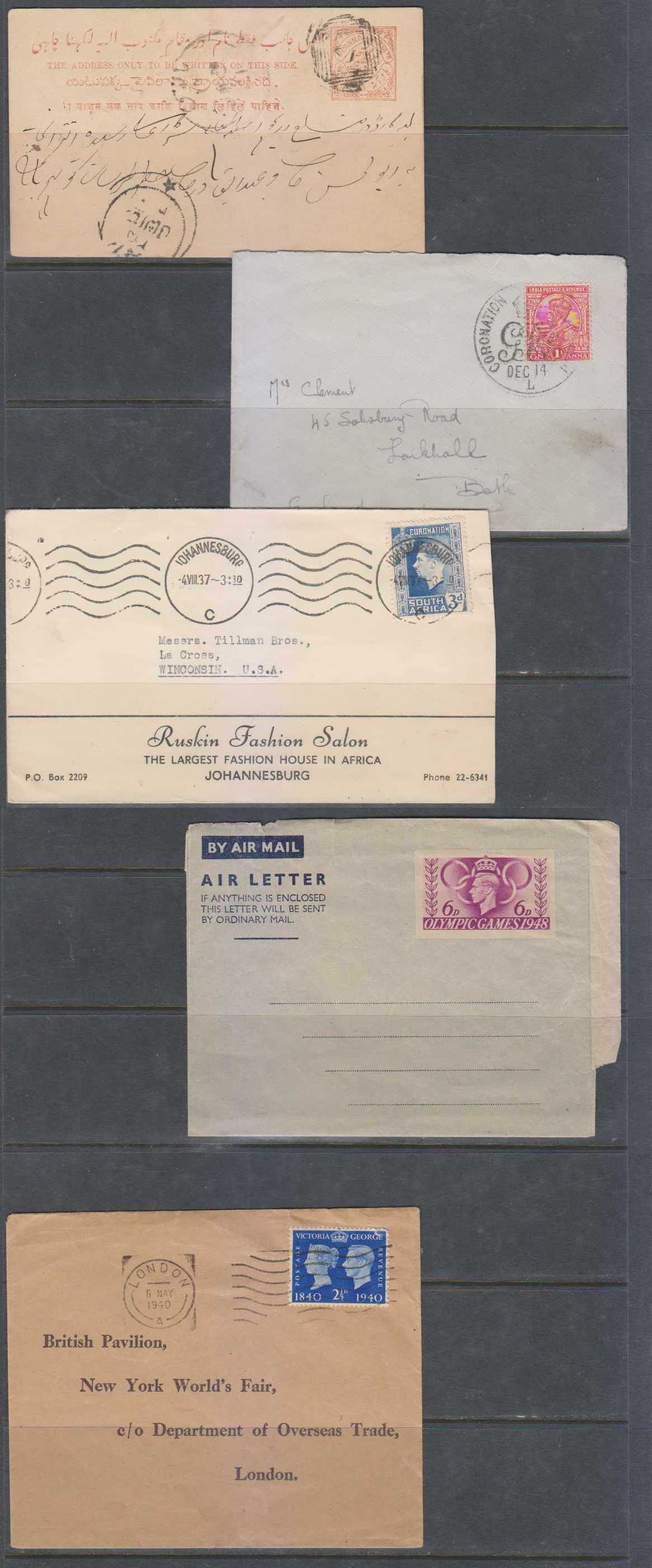 Great Britain — Attractive group of 45 covers & PS cards, 21 of them are pictured