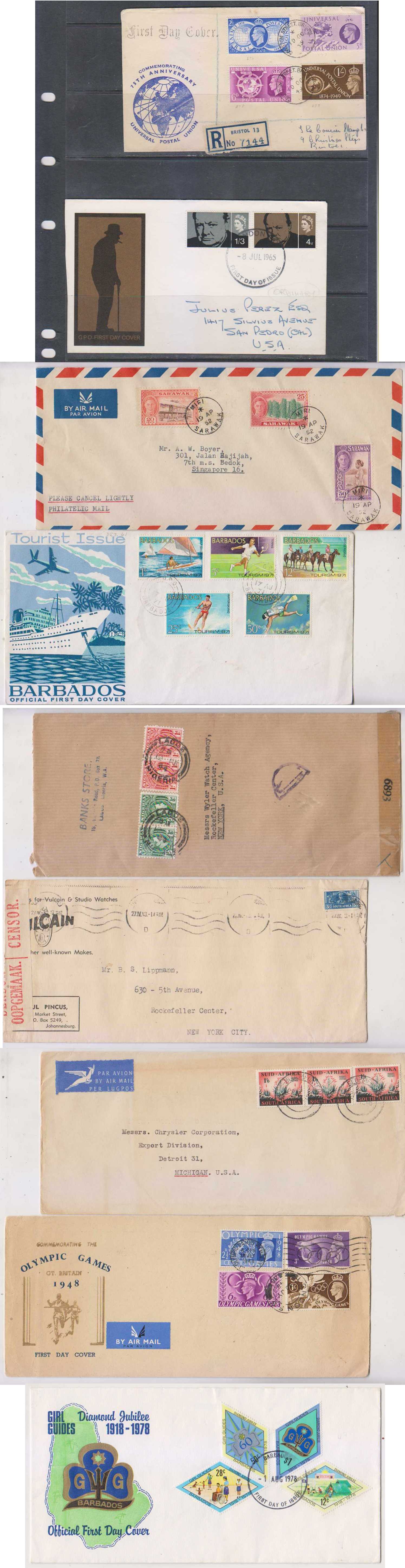 Great Britain — Attractive group of 45 covers & PS cards, 21 of them are pictured