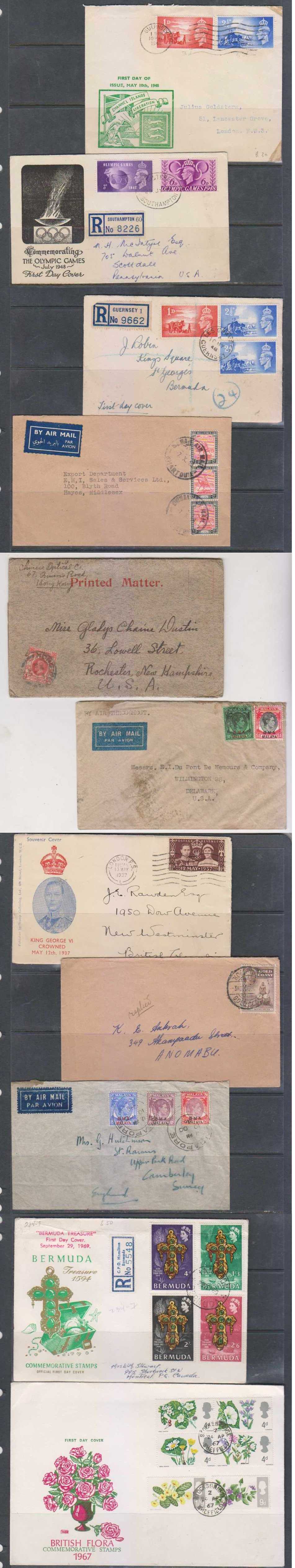 Great Britain — Attractive group of 45 covers & PS cards, 21 of them are pictured
