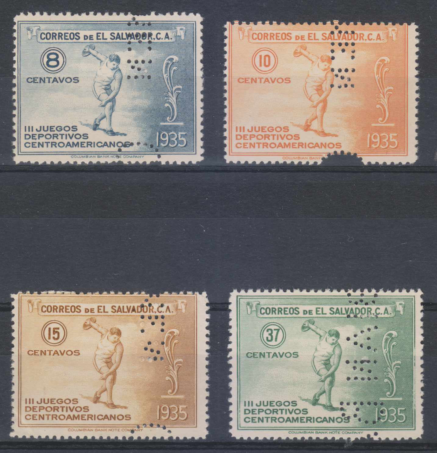 El Salvador 1935 — Central American Games