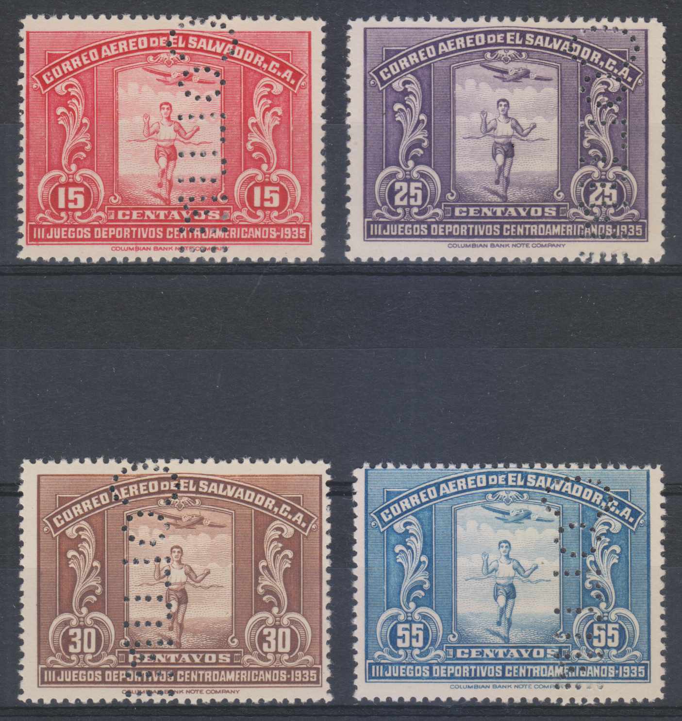 El Salvador 1935 — Central American Games