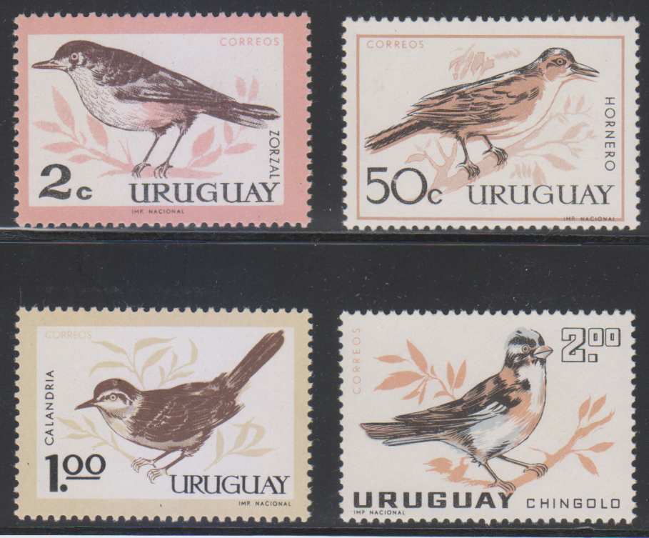 Uruguay 1963 — Scott 695-698