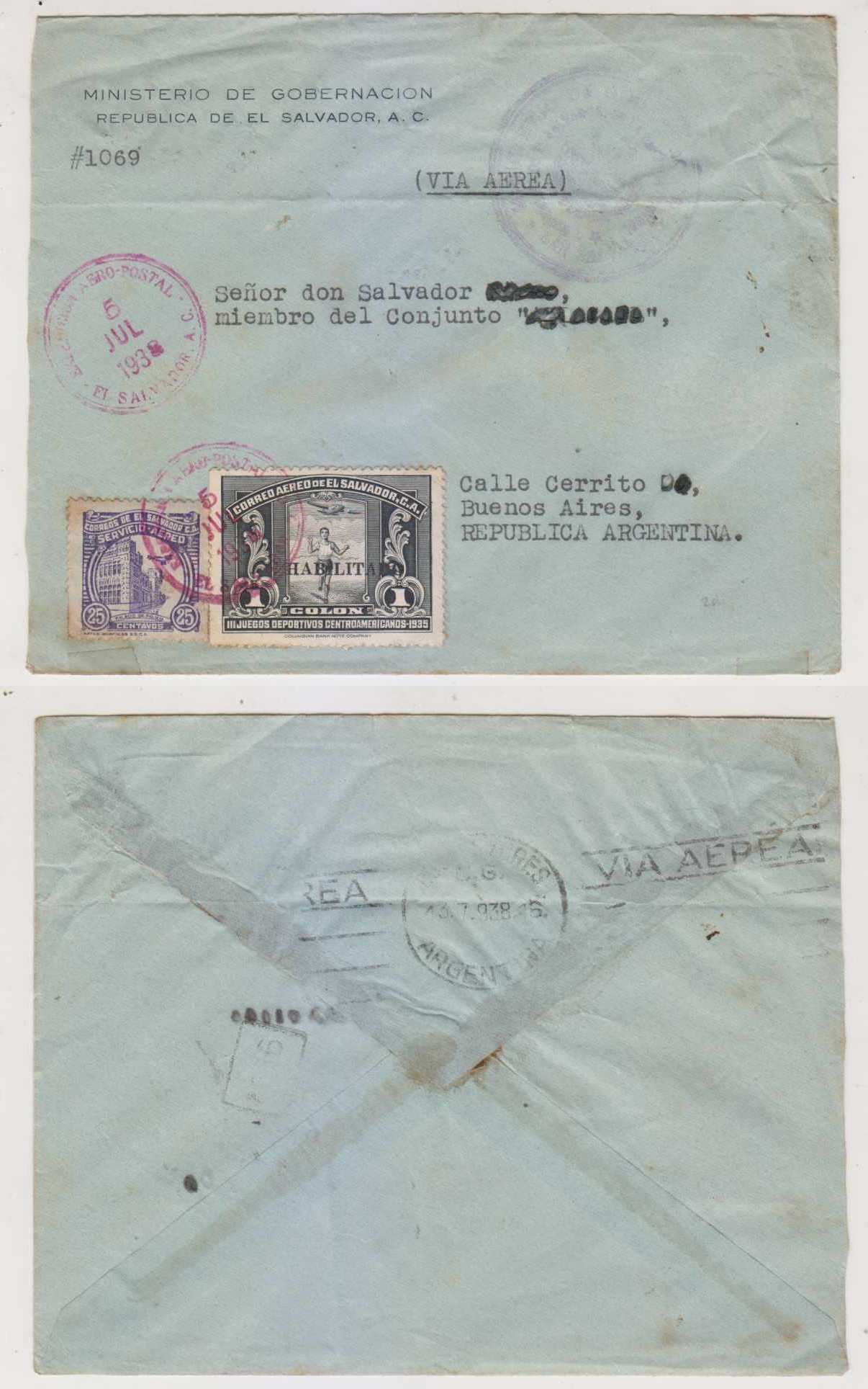 El Salvador 1938 — Jul 05