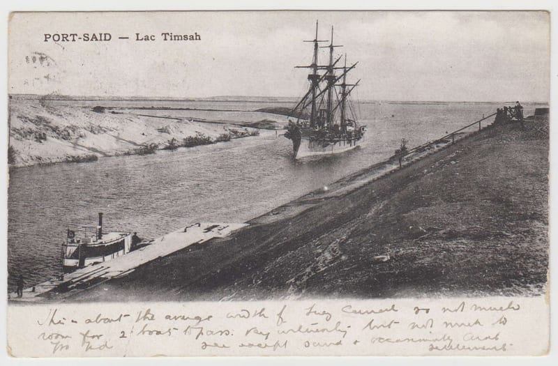 Aden 1905 — Ppc used from Aden