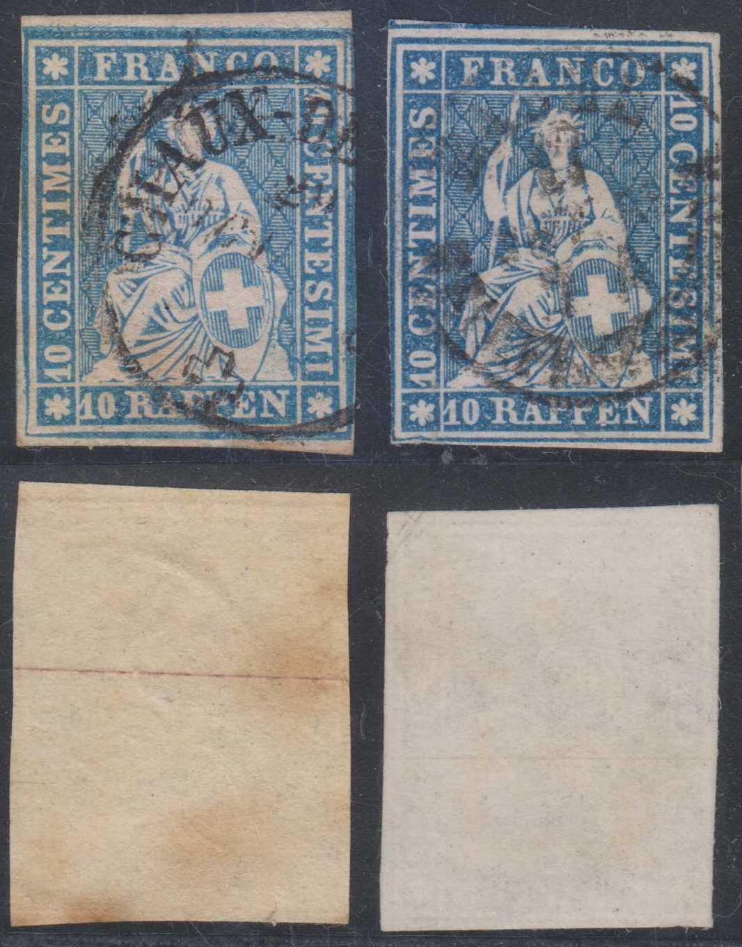 Switzerland 1855 — Helvetia