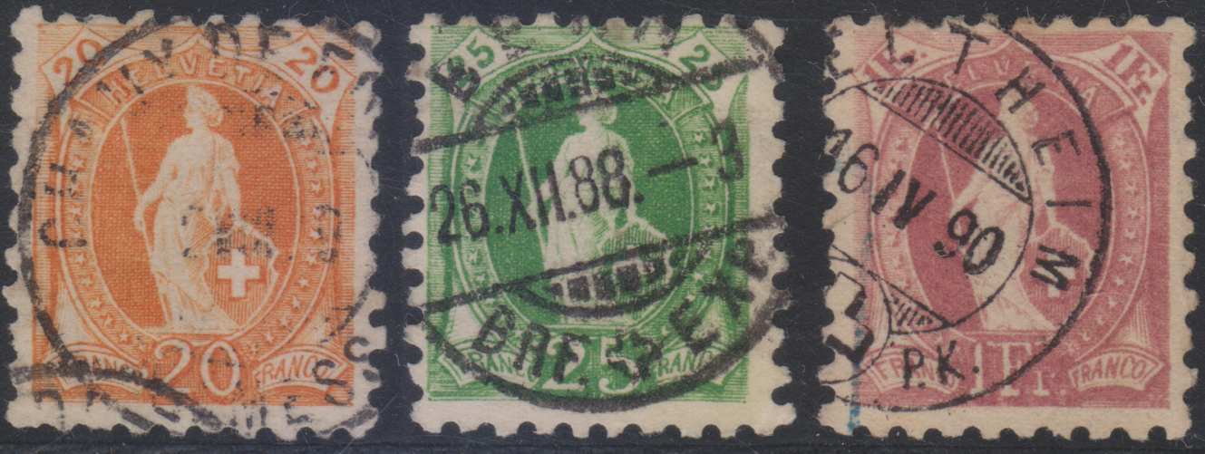 Switzerland 1888 — Helvetia