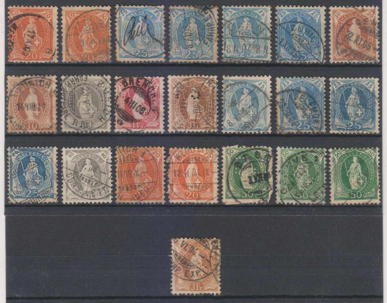 Switzerland 1905 — Helvetia