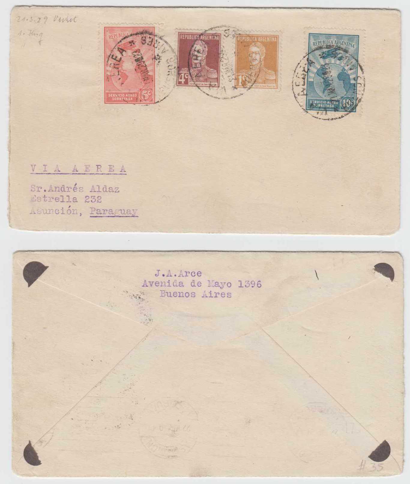 Argentina 1929 — Mar 21