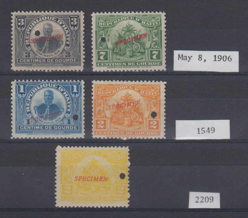 Haiti 1906 — isue for domestic postage