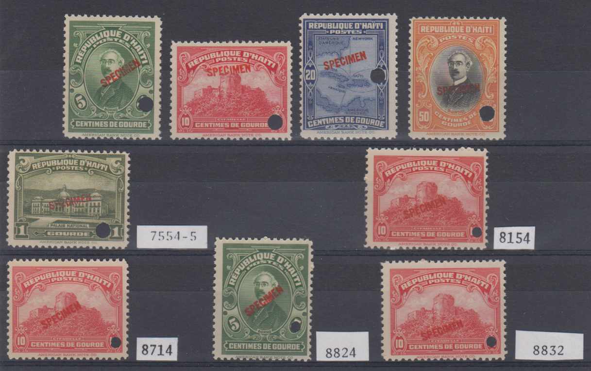 Haiti 1924 — Scott 315-319