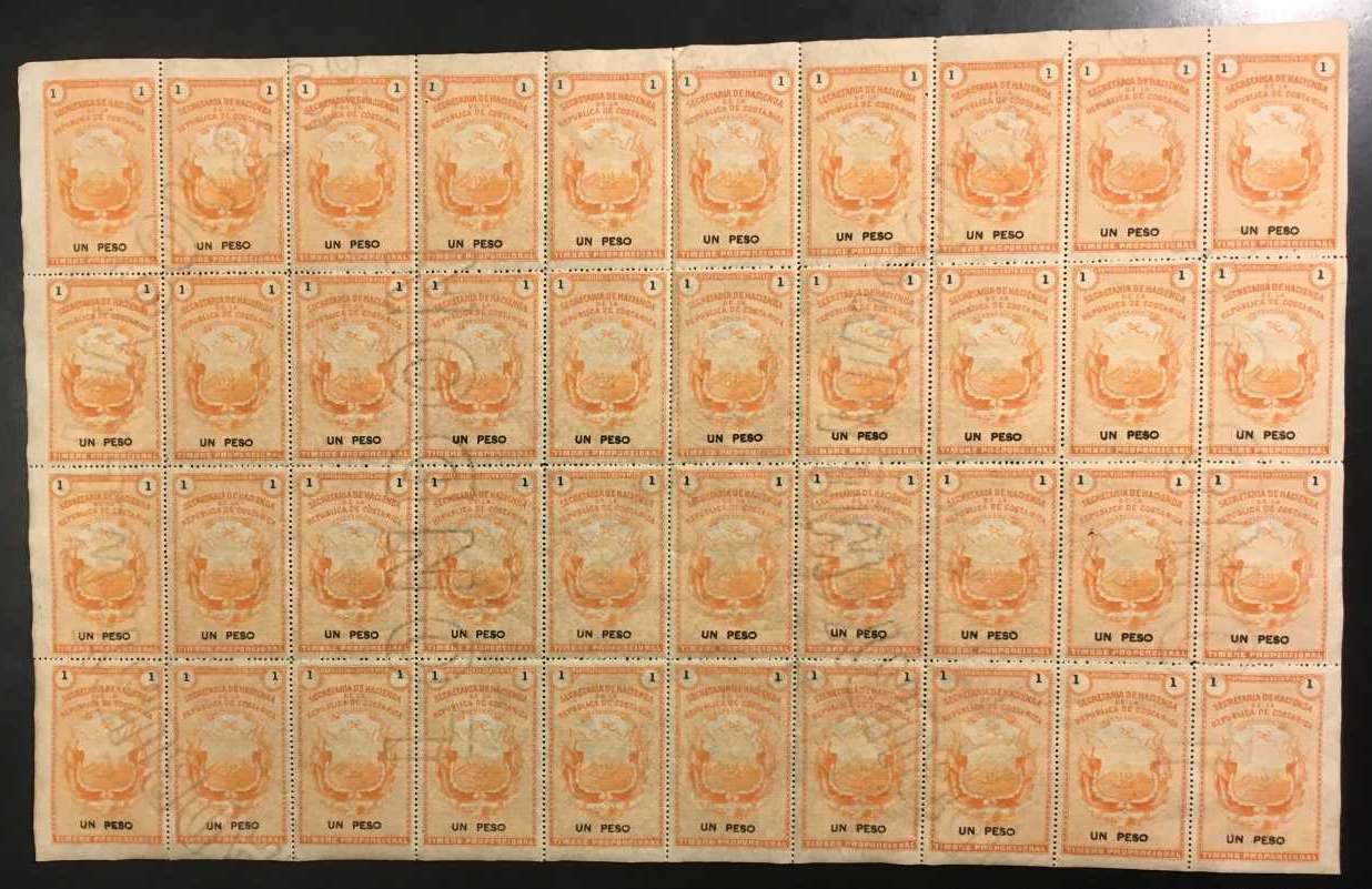 Costa Rica 1882 — Revenues