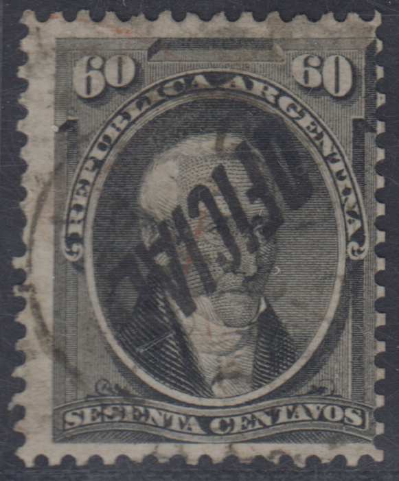 Argentina 1884 — Official