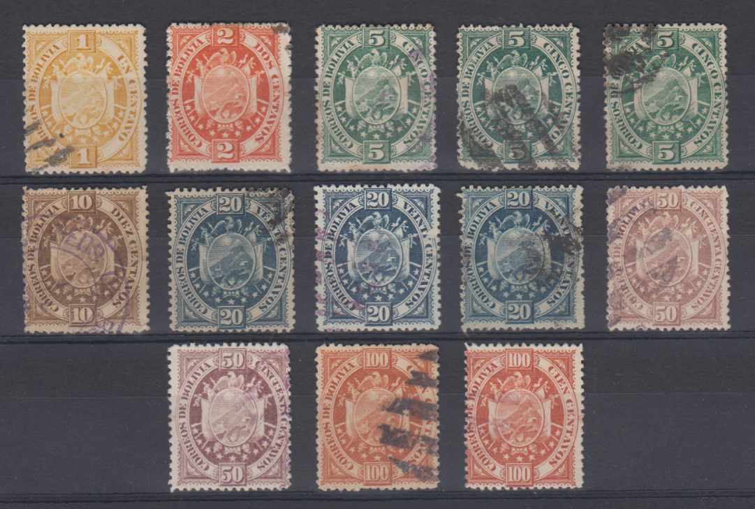 Bolivia 1894 — Coat of Arms