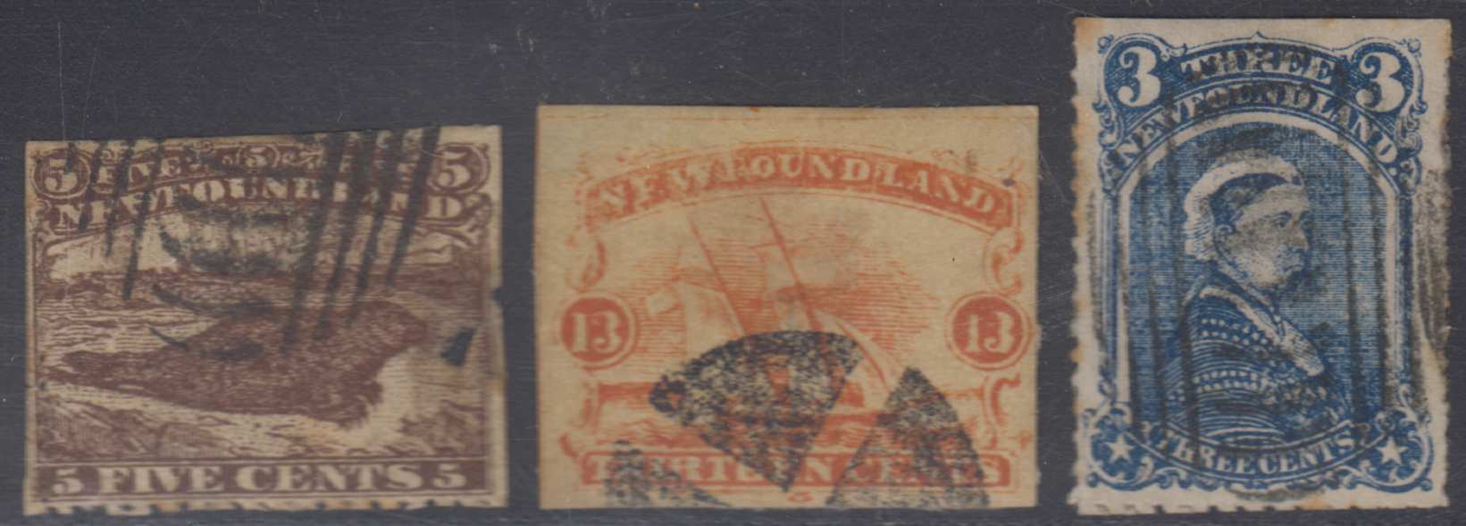 Canada 1865 — Scott 25, 30 & 49